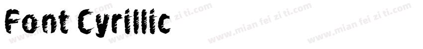 Font Cyrillic字体转换